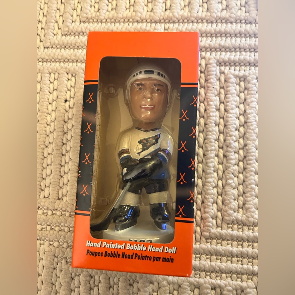 National Hockey League Jaromír Jager Hand Painted Bobble Head In Original Box